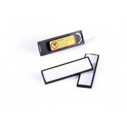 Durable 8132 01 Clip Card 20mm With Magnet, With Insert 17 X 67mm Black